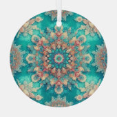 普通の雪片じゃないV ガラスオーナメント (裏面)