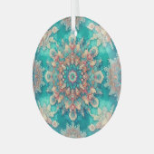 普通の雪片じゃないV ガラスオーナメント (正面左)