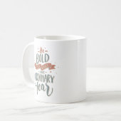 普通はっきりしたの恐怖を実行する コーヒーマグカップ (正面左)