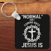 普通はイエス来の信仰が酔っ払って キーホルダー (正面)