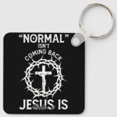 普通はイエス来の信仰が酔っ払って キーホルダー (裏面)