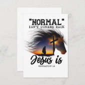 普通は来馬好きTの後ろイエス – サンキューカード (正面/裏面)