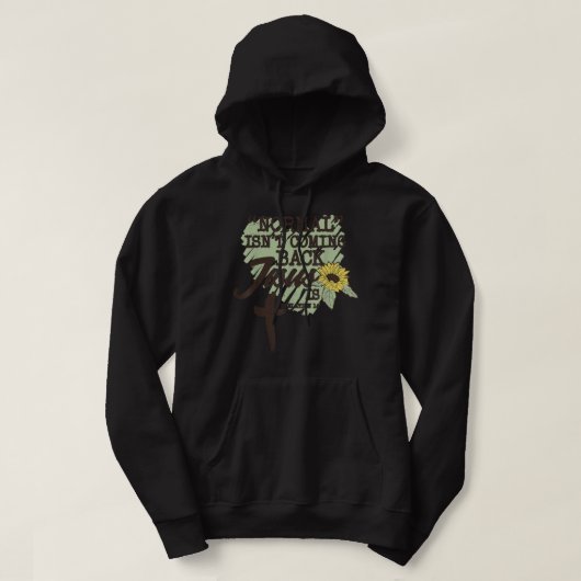 普通は背来が悪いイエスはTシャツ パーカ (デザイン正面)