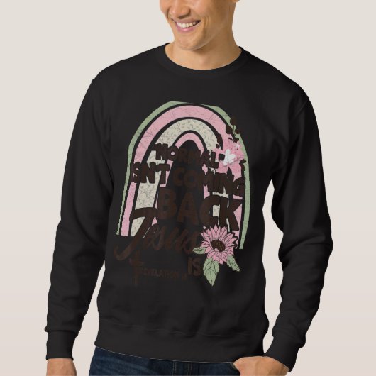 普通は背来が悪い スウェットシャツ (正面)