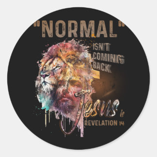 普通は背来が無いがイエスはキリストを越える ラウンドシール