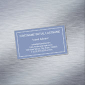 普通旅行アドバイザー磁気ビジネスカード マグネット名刺 (インサイチュ)