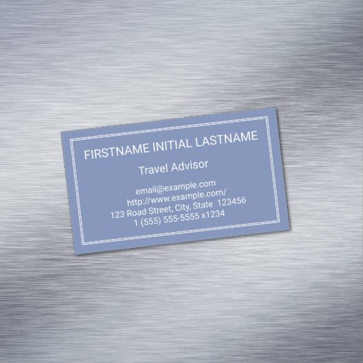 普通旅行アドバイザー磁気ビジネスカード マグネット名刺 (インサイチュ)