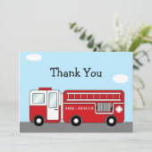 普通消防車のサンキューカード サンキューカード (スタンド正面)