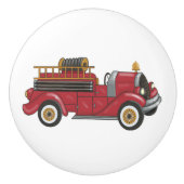 普通消防車の引出しの引き セラミックノブ (正面)