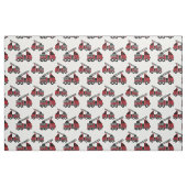 普通消防車の生地 ファブリック (ファットクウォーター)