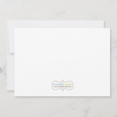 普通消防車の誕生日のパーティの招待状 招待状 (裏面)