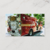 普通消防車の 名刺 (裏面)