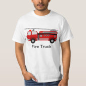 普通消防車のTシャツ Tシャツ (正面)