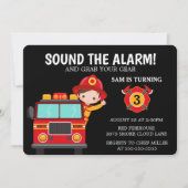 普通消防車は消防士の招待状をからかいます 招待状 (正面)