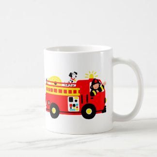 普通消防車 コーヒーマグカップ