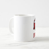 普通消防車 コーヒーマグカップ (正面左)