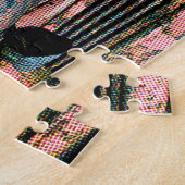 普通消防車 ジグソーパズル (側面)