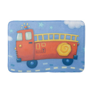普通消防車 バスマット