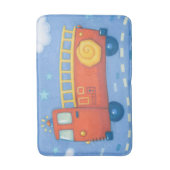 普通消防車 バスマット (正面縦)
