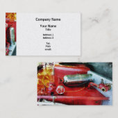 普通消防車-プラチナ終わりの消火器 名刺 (正面/裏面)