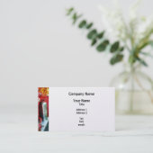 普通消防車-プラチナ終わりの消火器 名刺 (スタンド正面)