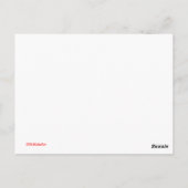 普通消防車 ポストカード (裏面)