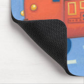 普通消防車 マウスパッド (コーナー)