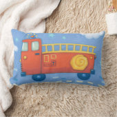 普通消防車 ランバークッション (ブランケット)