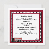 普通消防車-写真の誕生の発表 案内状 (裏面)