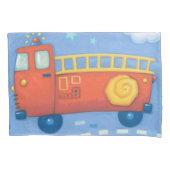 普通消防車 枕カバー (正面左)