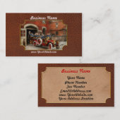 普通消防車-飛んでいるな艦隊1911年 名刺 (正面/裏面)