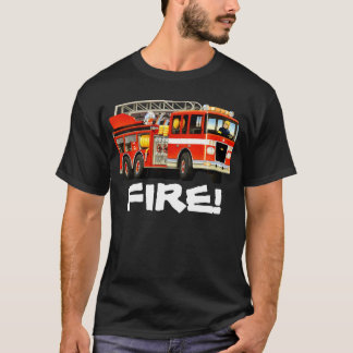 普通消防車 Tシャツ