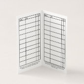 普通血圧財布カード2021 名刺 (内部)