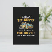 普通退職したのスクールバスの運転手 出欠カード (スタンド正面)
