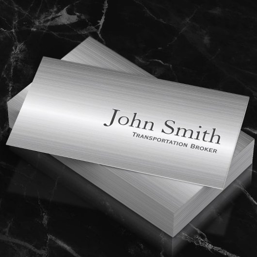 普通金属輸送ブローカービジネスカード 名刺