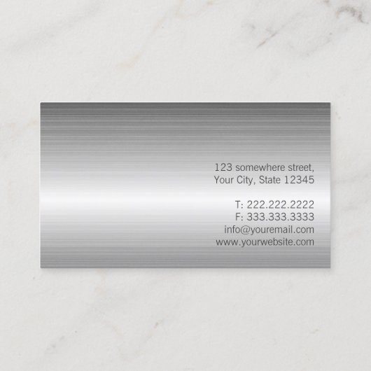 普通鋼ソングライターの名刺 名刺 (裏面)