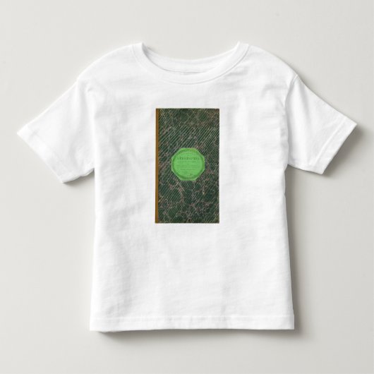 普遍的な地理学の地図書 トドラーTシャツ (正面)