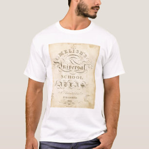 普遍的な学校の地図書 Tシャツ