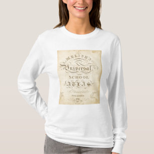 普遍的な学校の地図書 Tシャツ