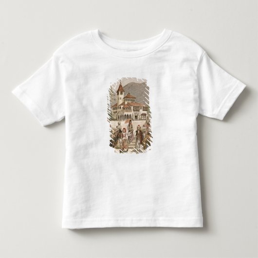 普遍的な展覧会のボスニアのパビリオン トドラーTシャツ (正面)