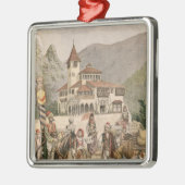 普遍的な展覧会のボスニアのパビリオン メタルオーナメント (左)