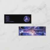 普遍的な平和プロフィールカード スキニー名刺 (正面/裏面)