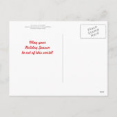 普遍的な平和及び愛休日の挨拶 シーズンポストカード (裏面)