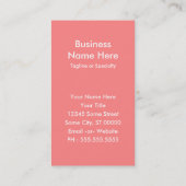 普遍的な愛 名刺 (裏面)