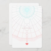 普遍的な愛 招待状 (正面/裏面)