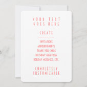 普遍的な愛 招待状 (裏面)