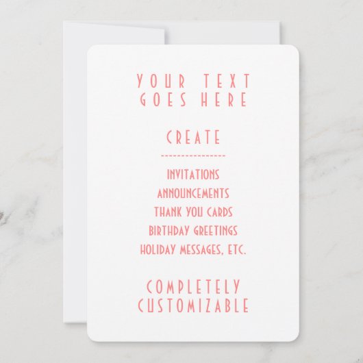 普遍的な愛 招待状 (裏面)