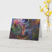 普遍的な挨拶 カード (黄色い花)