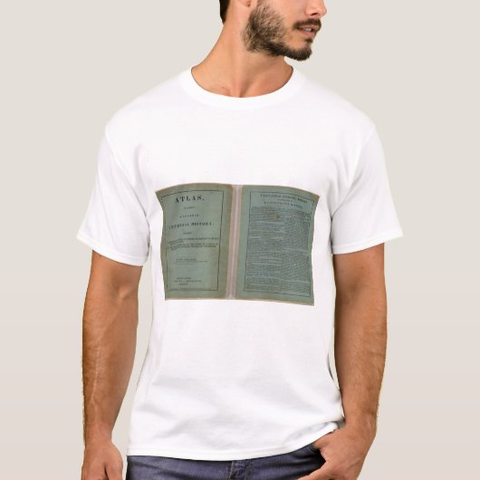 普遍的な歴史の地図書 Tシャツ (正面)