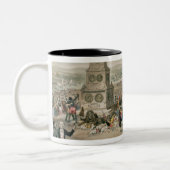 普遍的な民主党及び社会的な共和国 ツートーンマグカップ (左)